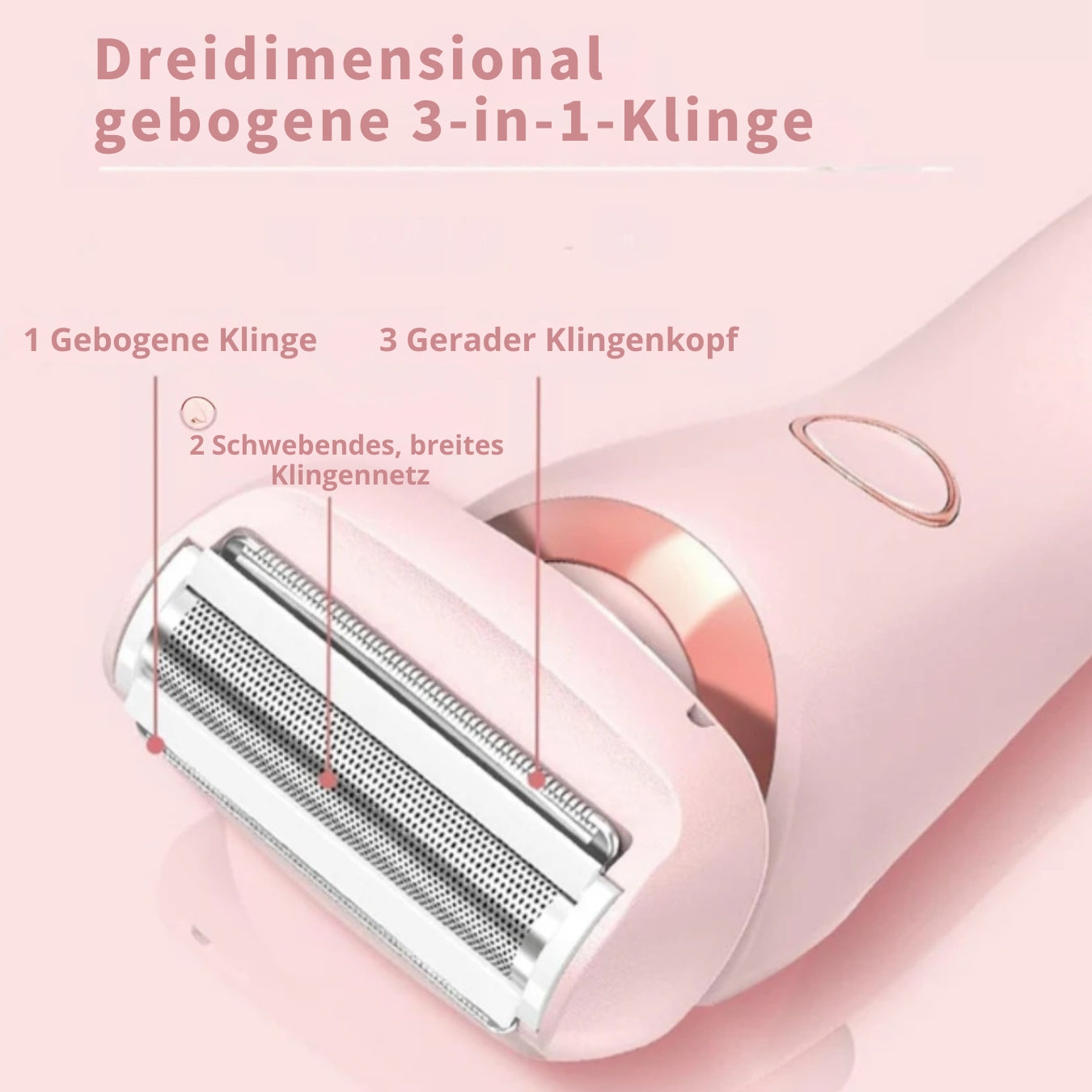 Shave & Glow | Damenrasierer | 2-in-1