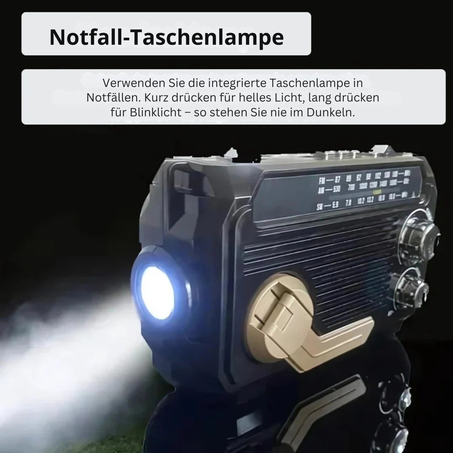 Krisenfunk 3000 | Solar Notfallradio mit SOS