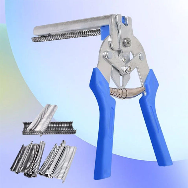 GitterFix Pro® | Professionelle Hog Ring Zange für Draht und Gitter