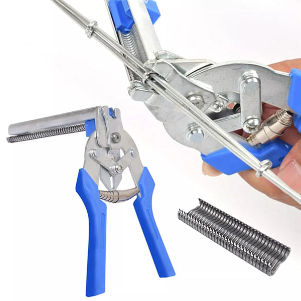 GitterFix Pro® | Professionelle Hog Ring Zange für Draht und Gitter