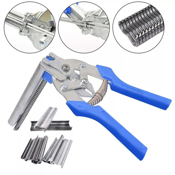 GitterFix Pro® | Professionelle Hog Ring Zange für Draht und Gitter