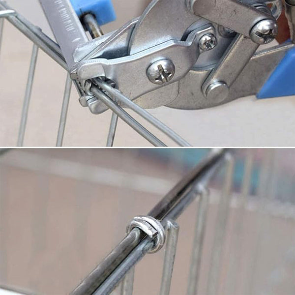 GitterFix Pro® | Professionelle Hog Ring Zange für Draht und Gitter