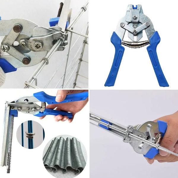 GitterFix Pro® | Professionelle Hog Ring Zange für Draht und Gitter