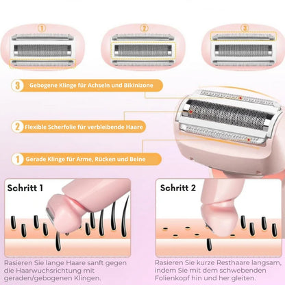 Shave & Glow | Damenrasierer | 2-in-1
