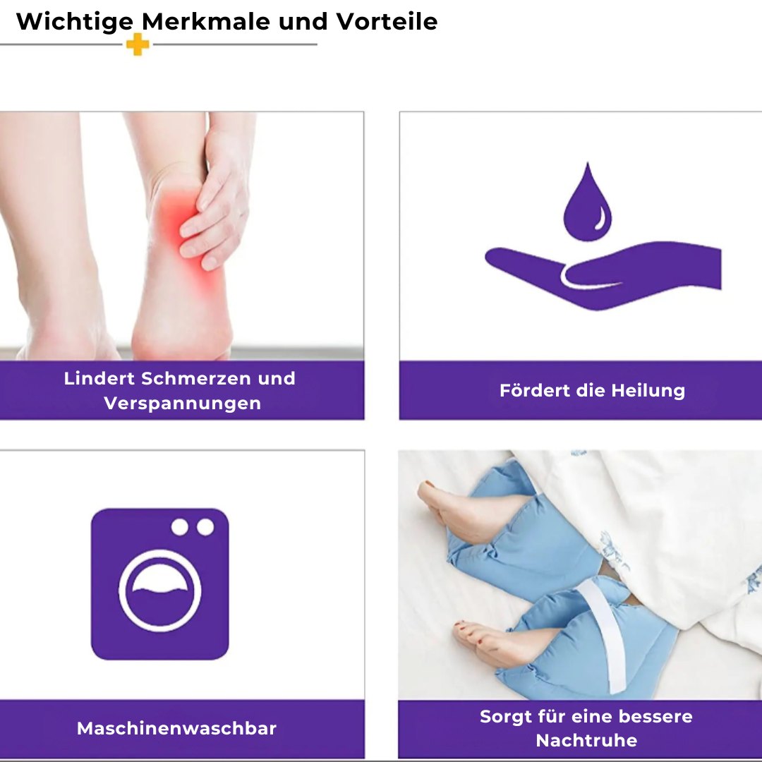 HeelGuard Pro® | Verstellbarer Fersenschutz & Schmerztherapie