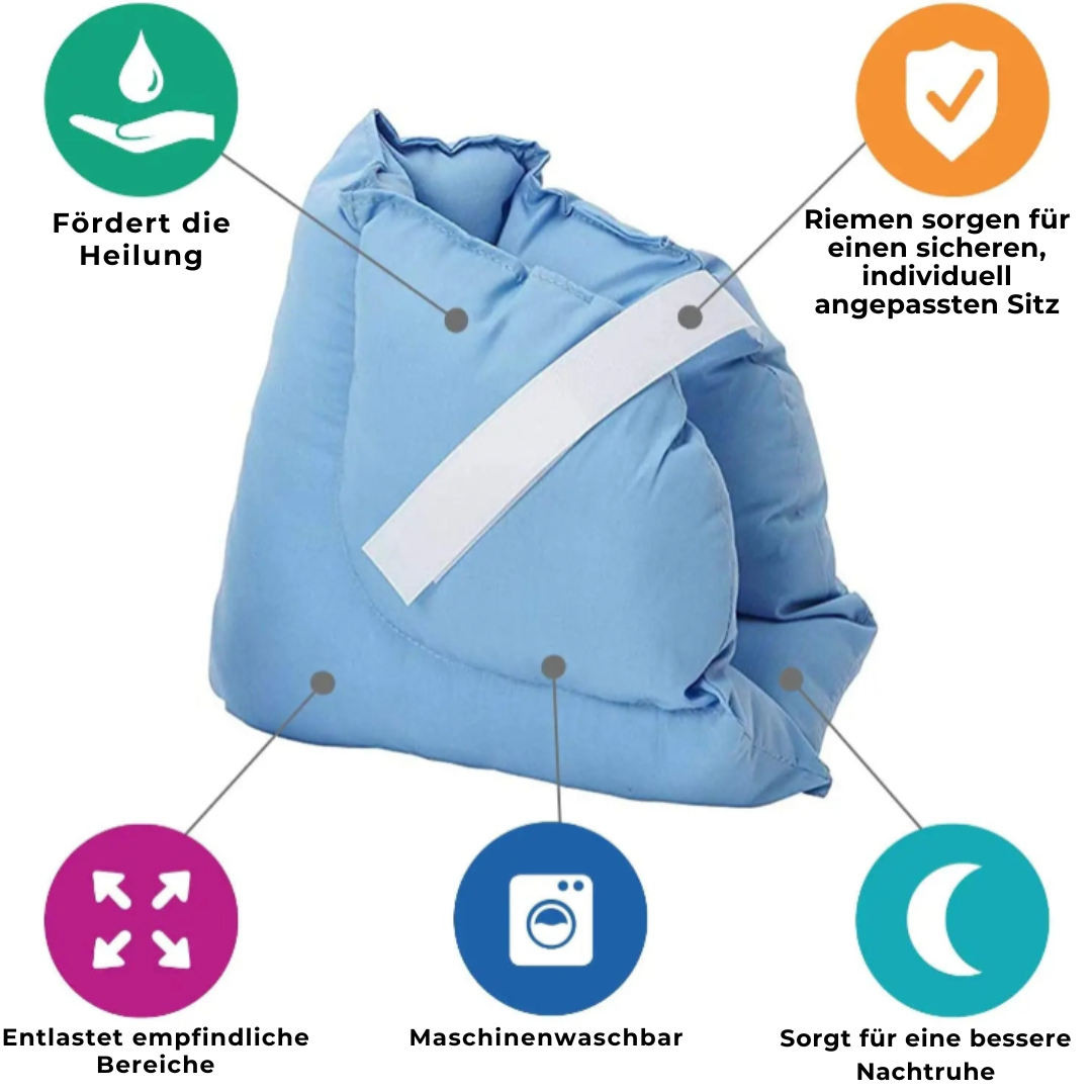 HeelGuard Pro® | Verstellbarer Fersenschutz & Schmerztherapie