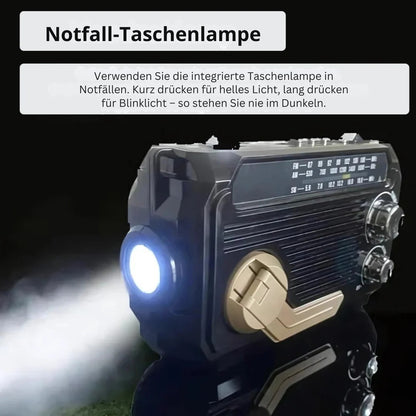 Krisenfunk 3000 | Solar Notfallradio mit SOS